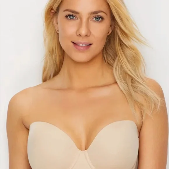 Wacoal Red Carpet Strapless bra 36DDD cafe - Picture 2 of 7